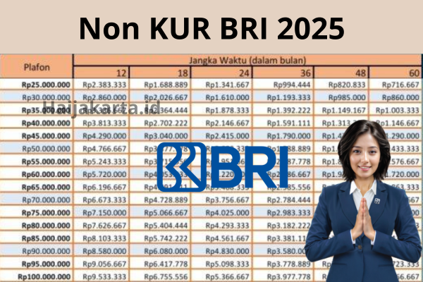 2025: Syarat dan Cara Ajukan Pinjaman BRI Non KUR Rp55 Juta