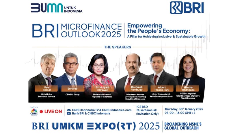 BRI UMKM EXPO(RT) Microfinance Outlook 2025: Event Penting 30 Jan-2 Feb!