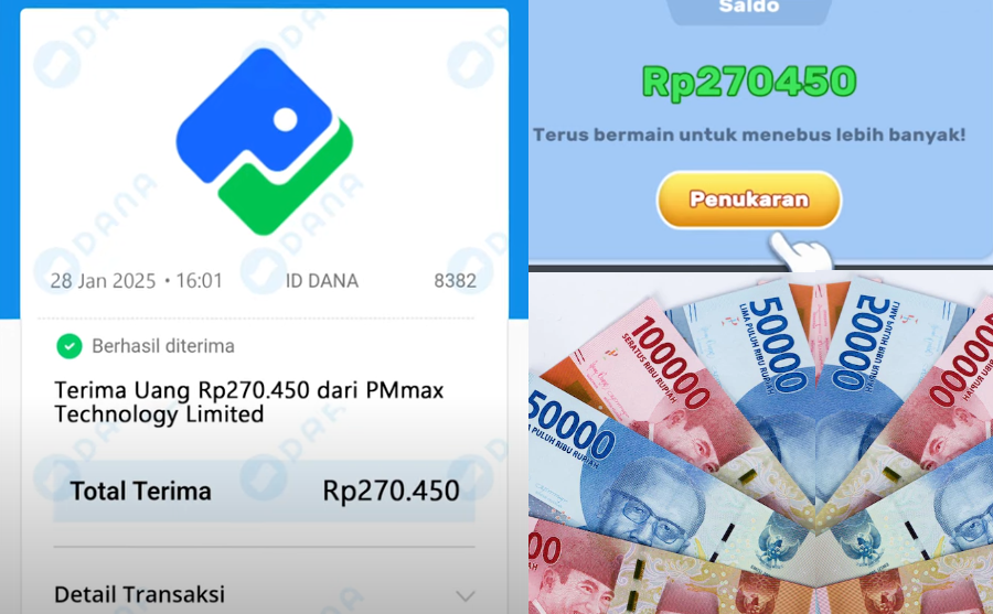 Baru Main Sebentar, Cuan Rp270.450 dalam Game Saldo Dana 2025!