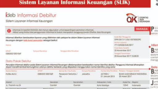 Cara Cek BI Checking Online di idebku.ojk.go.id dan WhatsApp