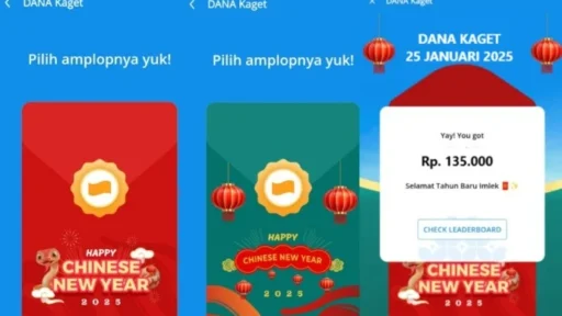 Dapatkan Rp135.000 Gratis! Link DANA KAGET Special Imlek di Sini!