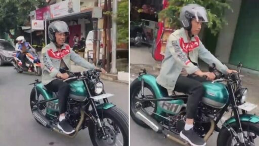 Jokowi Touring Bareng Legend Riders, 'RI 1' Jadi Sorotan!