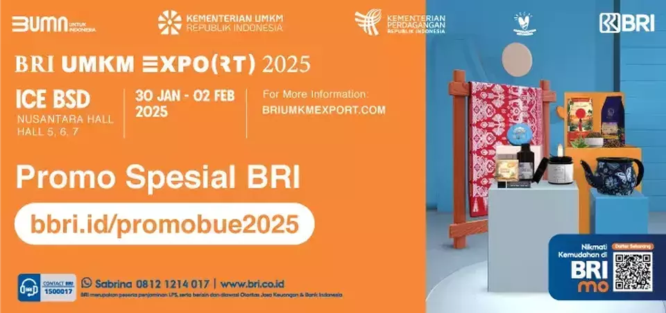 Kesempatan Emas! Diskon Hingga 59% di BRI UMKM EXPO 2025!