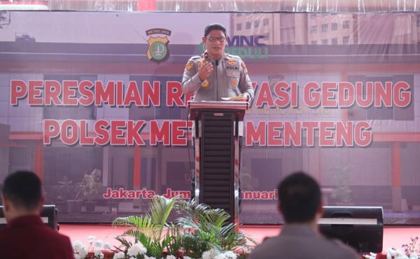 MNC Peduli Renovasi Polsek Menteng, Wakapolda: Bukti Kepedulian!