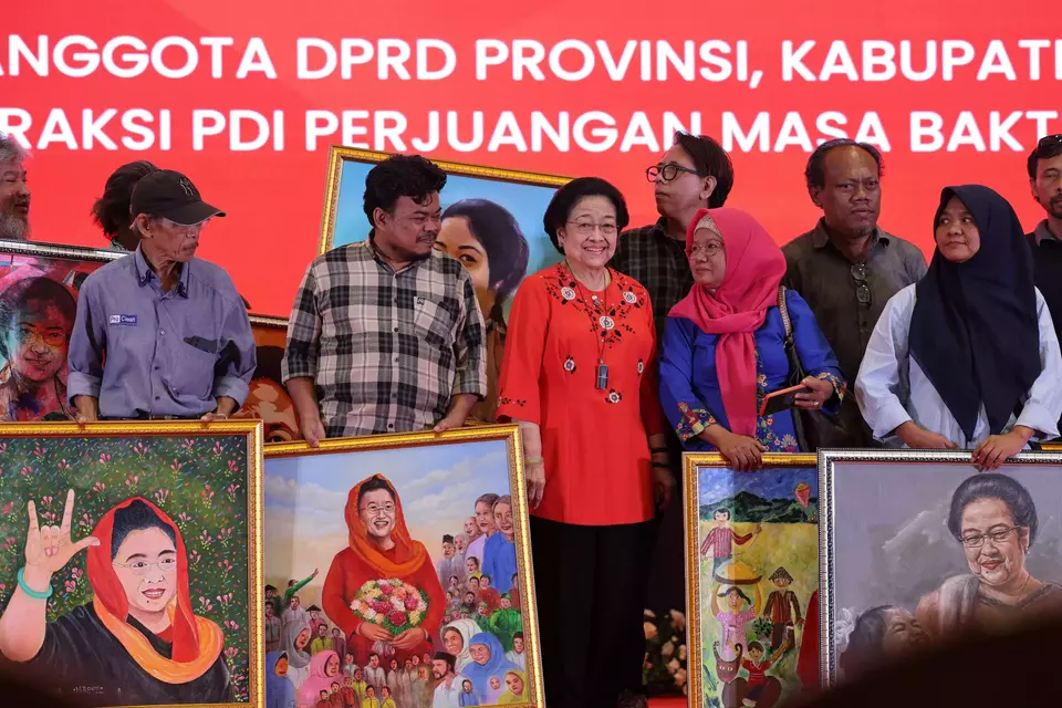 Megawati Tak Marah Dilukis Seperti Entok, Hargai Karya Seni!