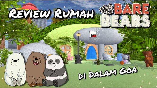 Panduan Lengkap Mengunjungi Rumah We Bare Bears di Sakura School Simulator