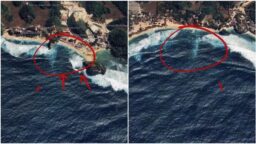 Penampakan Rip Current Pantai Selatan Yogya dari Satelit: Bahaya Mengancam!