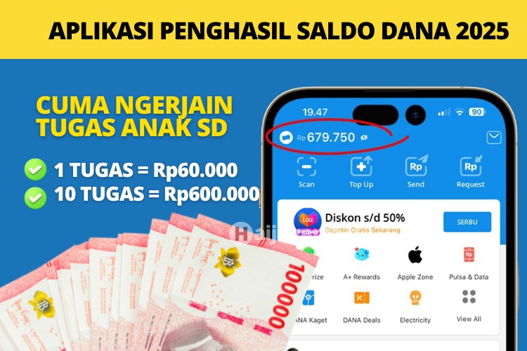 Raih Saldo DANA Gratis Rp600.000 dengan Ngerjain Tugas Anak SD!