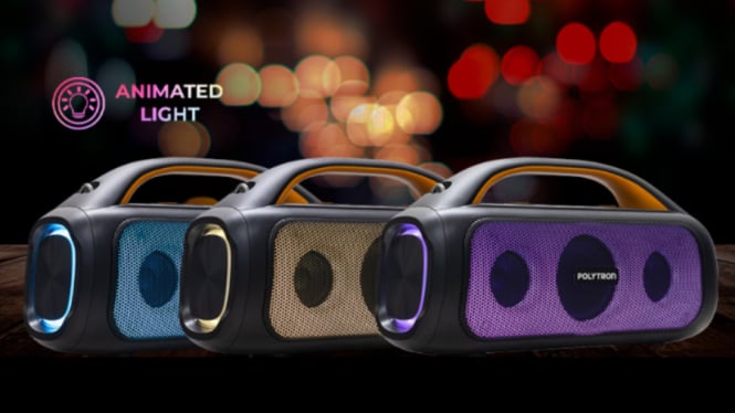 Speaker Bluetooth Polytron Partymax PPS 4PH12: Suara Jernih dan Bass Menggelegar!