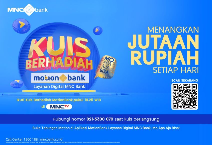 Tahun Baru Bertabur Rezeki Setiap Hari dengan Kuis MotionBank!