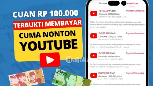 Terbukti Membayar! Dapatkan Saldo DANA Gratis Rp100.000 Nonton YouTube!