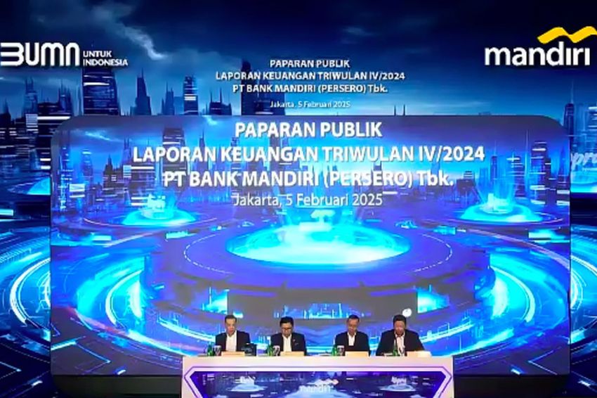 Bank Mandiri Raih Laba Bersih Rp55,8 Triliun Sepanjang 2024!