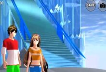 Begini Cara Membuat Istana Frozen Ratu Elsa di Sakura School Simulator!