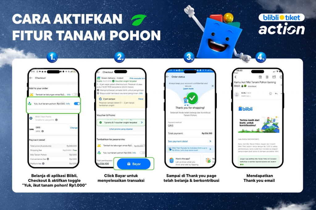 Belanja Sambil Jaga Lingkungan: Cara Ikutan Misi Tanam Pohon Blibli!