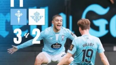 Celta Vigo Kemenangan Dramatis 3-2 atas Real Betis, Naik ke 12!