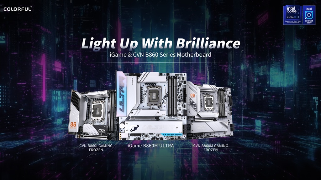 Colorful Luncurkan Motherboard B860 untuk Intel Core Ultra 200!