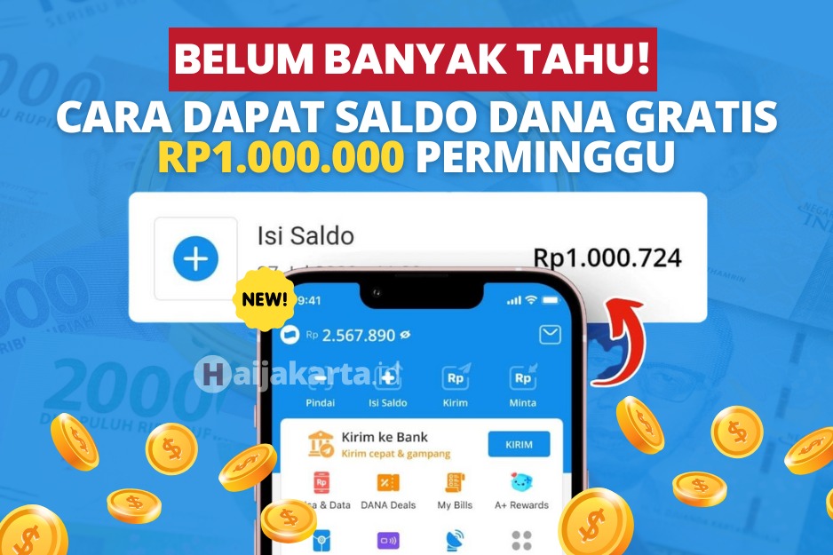 Dapatkan Rp1.000.000 per Minggu! Cara Pakai NIK KTP di DANA