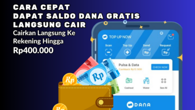 Dapatkan Saldo DANA Gratis Hingga Rp400.000, Pemula Wajib Coba!