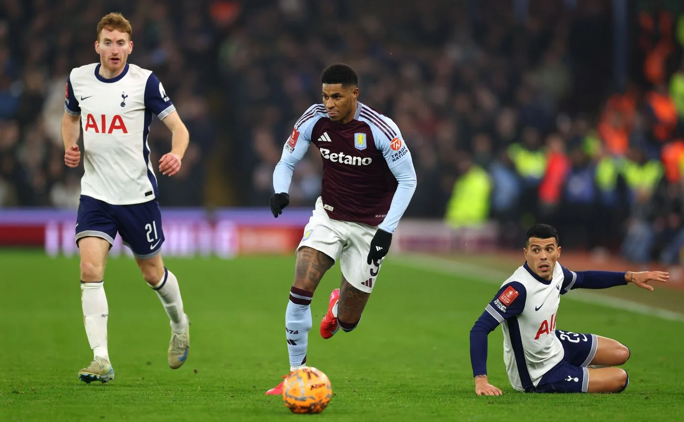 Debut Rashford Berujung Manis, Aston Villa Laju ke Putaran FA Cup!