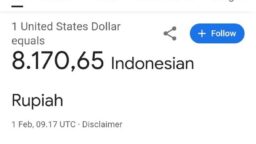 Dolar AS Tiba-tiba Rp 8.170, Begini Respons Bank Indonesia!