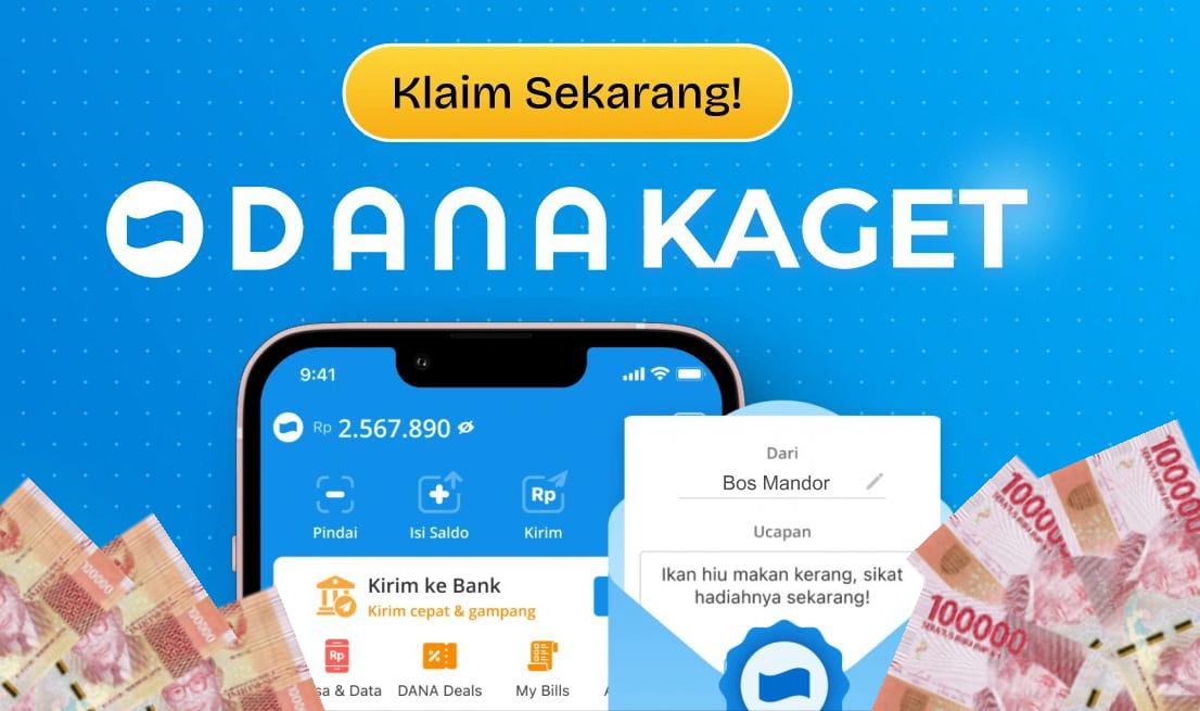 GACOR! Ambil Saldo DANA Gratis Rp200.000 Sebelum Kehabisan!