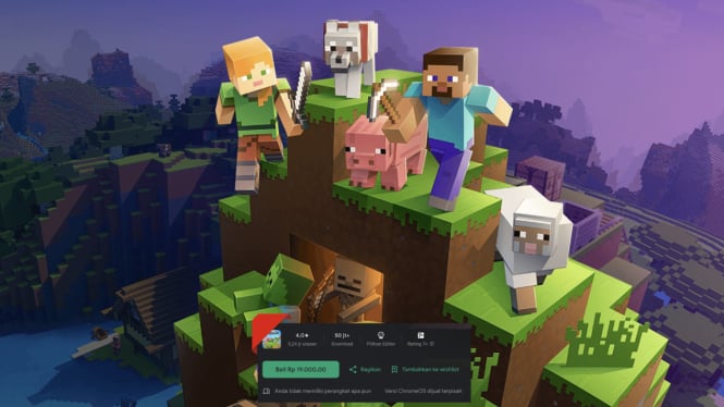 Harga Minecraft Resmi Murah di Android & iOS, Fitur Lengkap!