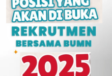 Ini Daftar Posisi Menarik dalam Rekrutmen Bersama BUMN 2025!