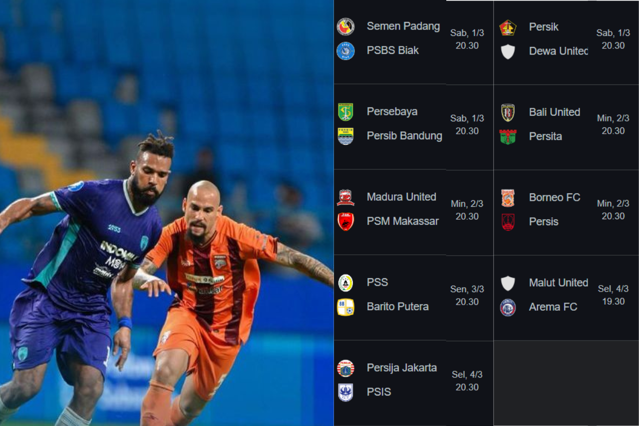 Jadwal Pekan Ke-25 BRI Liga 1 2024/2025: Catat Tanggalnya!