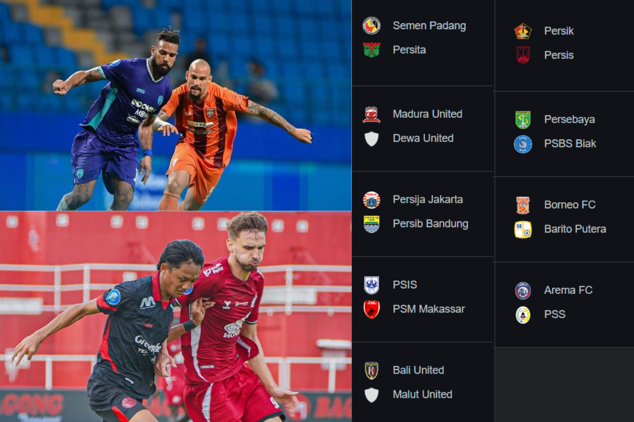 Jadwal Pertandingan Pekan Ke-23 BRI Liga 1 2024/2025, Catat!