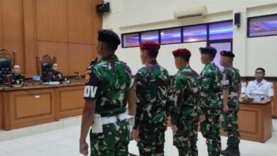 Kasus Penembakan Bos Rental: 3 Anggota TNI AL Tak Ajukan Eksepsi