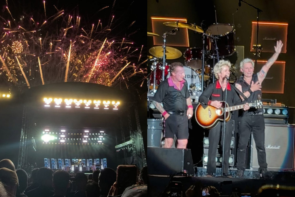 Kembang Api Meriah Tutup Konser Green Day, Billy Joe: Terima Kasih!