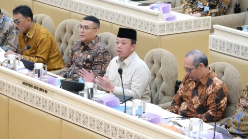 Kementerian ATR/BPN Raih Apresiasi di Rapat Kerja Komisi II DPR RI