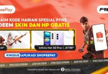 Klaim Skin Free Fire Keren di ShopeePay, Segera Cek Kodenya!