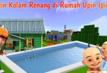 Langkah Mudah Buat Kolam Renang Upin & Ipin di Sakura School!