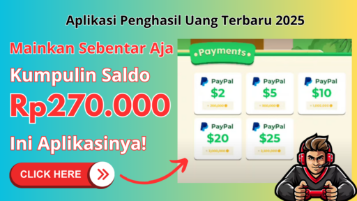 Main Sebentar dan Raih Reward Rp270.000 dengan Aplikasi Terbaru!