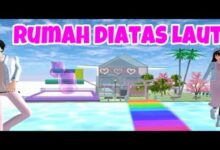 Panduan Lengkap Membangun Rumah Atas Laut di Sakura School Simulator!