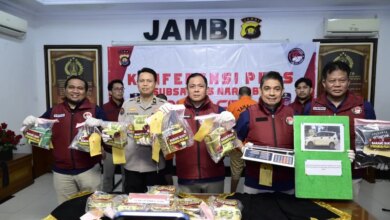 Polda Jambi Gerebek Sindikat Internasional, Sita 12 Kg Sabu!