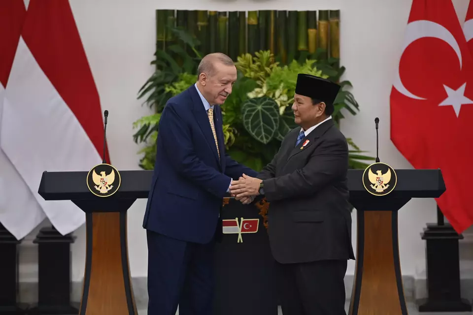 Prabowo dan Erdogan Bersatu Dukung Kemerdekaan Palestina