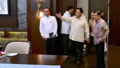 Prabowo dan JK Bahas Stok Pangan Jelang Ramadan Saat Makan Siang