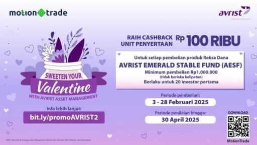 Rayakan Valentine: Ikuti Promo Avrist, Dapatkan Cashback Rp100.000!