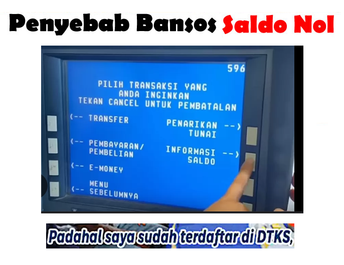 Saldo ATM Kosong, Tapi Terdaftar di Aplikasi Cek Bansos? Ini Alasannya!