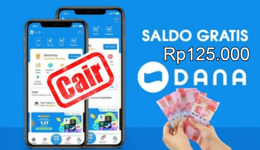 Segera Klaim! Dapatkan Saldo DANA Gratis Rp 125.000 Tanpa Delay!