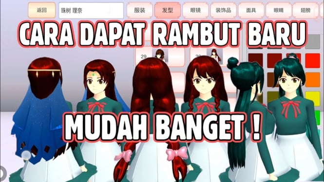 Tips Kreatif: Cara Membuat Rambut Karakter Keren di Sakura School