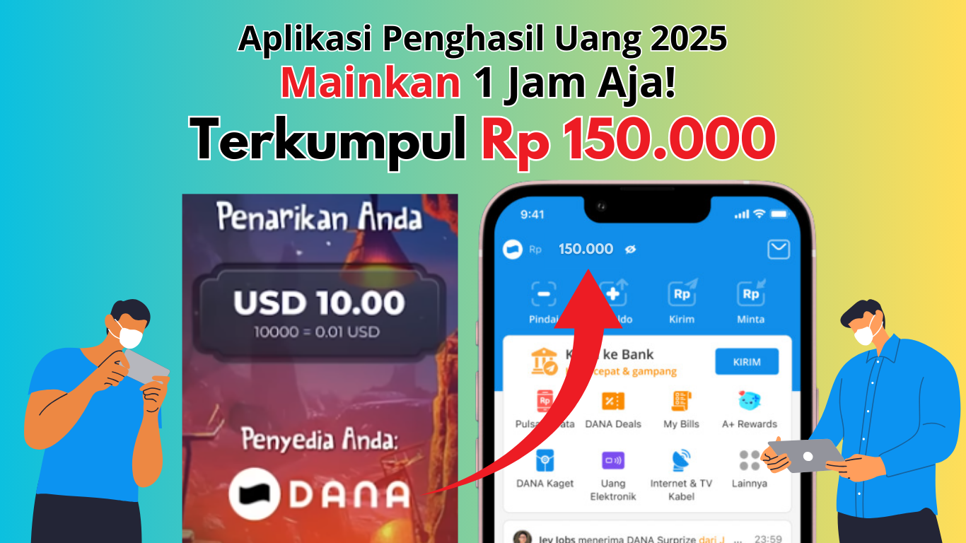 Wow! Dalam 1 Jam, Saldo Rp150.000 Terkumpul di Aplikasi 2025!