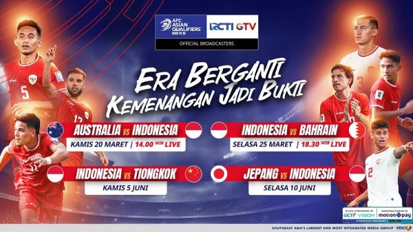 4 Laga Sisa Timnas Indonesia di Kualifikasi Piala Dunia 2026: Siaran RCTI!