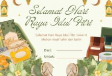 40 Template Kartu Ucapan Idul Fitri Aesthetic, Dapatkan Di Sini!