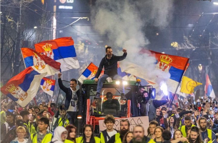 80 Ribu Orang Diperkirakan Demo Presiden Serbia, Terbesar dalam Dekade!