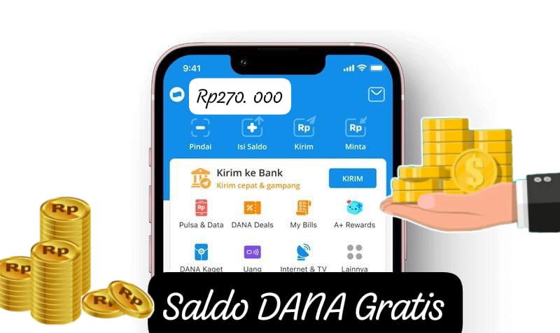 BUKA AMPLOP SETIAP HARI! Dapatkan Saldo DANA Gratis Rp270.000!