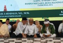 Bahlil Berikan Modal Usaha ke Ponpes Darussalam Ciamis, Sejalan Visi Golkar