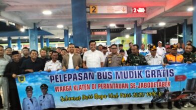 Bupati Klaten Lepas 10 Bus Mudik Gratis untuk Warga Jabodetabek!